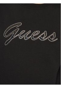 Guess Bluza W3RQ10 K9Z21 Czarny Regular Fit. Kolor: czarny. Materiał: bawełna #3