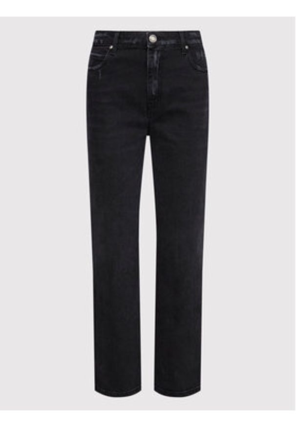 Pinko Jeansy Sveva 1J1129 A09G Czarny Straight Fit. Kolor: czarny