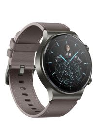Smartwatch HUAWEI Watch GT 2 Pro Classic. Rodzaj zegarka: smartwatch. Materiał: skóra. Styl: klasyczny, sportowy #3