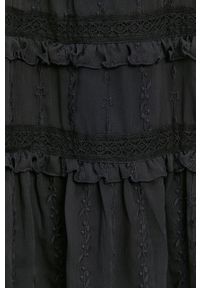 Liu Jo Sukienka kolor czarny maxi rozkloszowana. Kolor: czarny. Typ sukienki: rozkloszowane. Długość: maxi #2