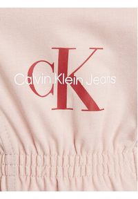 Calvin Klein Jeans Sukienka codzienna Monogram IG0IG02473 D Różowy Regular Fit. Okazja: na co dzień. Kolor: różowy. Materiał: bawełna. Typ sukienki: proste. Styl: casual #4