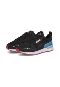 Buty dla dzieci Puma R78 Jr. Kolor: czarny, różowy, wielokolorowy. Materiał: syntetyk, tkanina, materiał. Sport: turystyka piesza