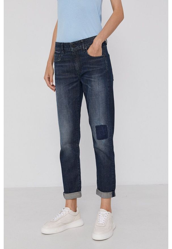 G-Star RAW - G-Star Raw - Jeansy Kate. Kolor: niebieski. Styl: klasyczny