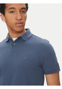 TOMMY HILFIGER - Tommy Hilfiger Polo 1985 MW0MW17770 Niebieski Regular Fit. Typ kołnierza: polo. Kolor: niebieski. Materiał: bawełna
