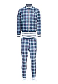 Dres Lonsdale Wembely. Kolor: wielokolorowy, niebieski, biały. Materiał: dresówka. Sport: fitness #2