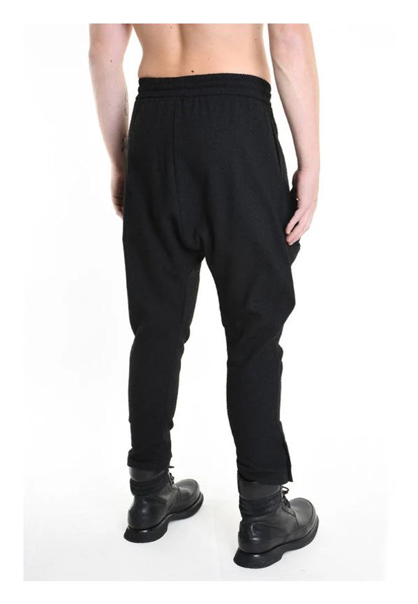 La Haine Inside Us Spodnie | 3B M1131 | Mężczyzna | Czarny. Okazja: na co dzień. Kolor: czarny. Materiał: poliester, wełna, bawełna, poliamid, wiskoza. Styl: casual