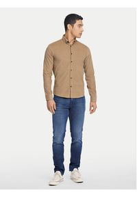 Lindbergh Koszula 30-203248A Beżowy Relaxed Fit. Kolor: beżowy. Materiał: bawełna #6