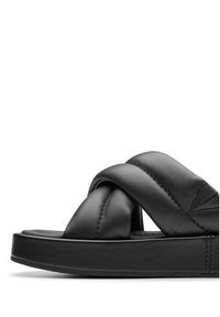 Clarks Klapki Alda Glide 26179276 Czarny. Kolor: czarny. Materiał: skóra #7