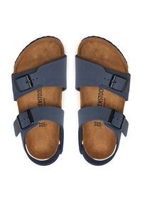 Birkenstock Sandały New York Kids Bf 0087773 Granatowy. Kolor: niebieski. Materiał: skóra