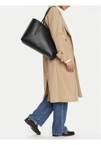 Calvin Klein Torebka Foil Logo Tote W/Pouch LV04F3274G Czarny. Kolor: czarny. Materiał: skórzane #3