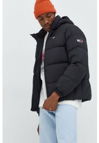 Tommy Jeans kurtka puchowa męska kolor czarny zimowa. Okazja: na co dzień. Kolor: czarny. Materiał: puch. Sezon: zima. Styl: casual #3