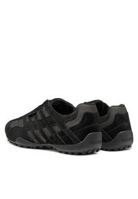 Geox Sneakersy U Snake Original U56MNB 022EK C9999 Czarny. Kolor: czarny. Materiał: zamsz, skóra #4