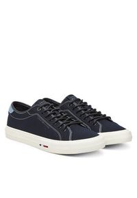 TOMMY HILFIGER - Tommy Hilfiger Tenisówki Hi Vulc Street Canvas FM0FM05515 Granatowy. Kolor: niebieski. Materiał: materiał. Styl: street #4