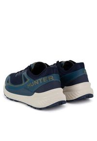 Hunter Sneakersy CANYON TRAIL WP Granatowy. Kolor: niebieski. Materiał: materiał