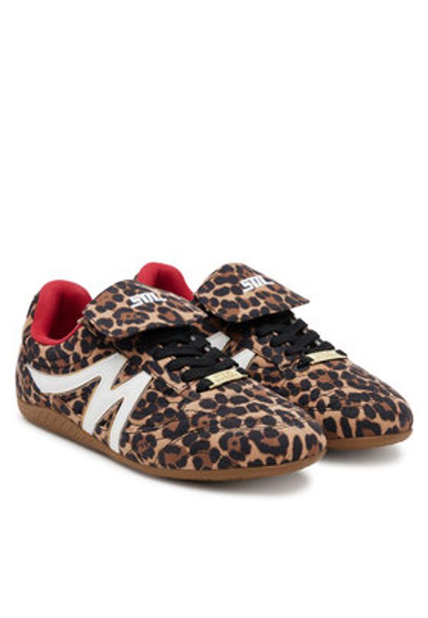 Steve Madden Sneakersy Freekick-LE SM19000141 Brązowy. Kolor: brązowy. Materiał: zamsz, skóra
