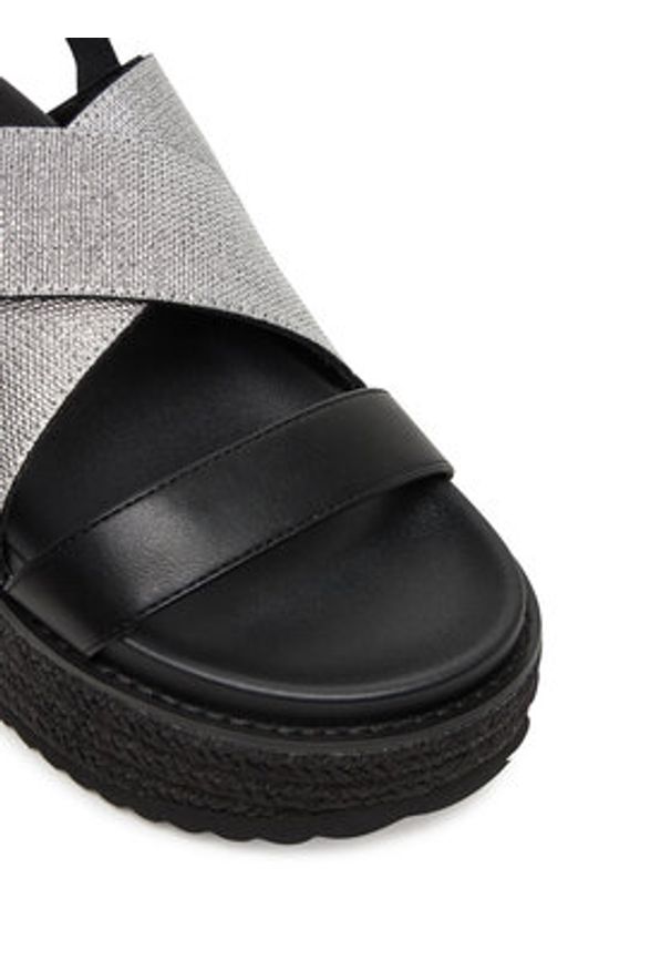 Liu Jo Sandały SA5121 TX039 Czarny. Kolor: czarny. Materiał: syntetyk