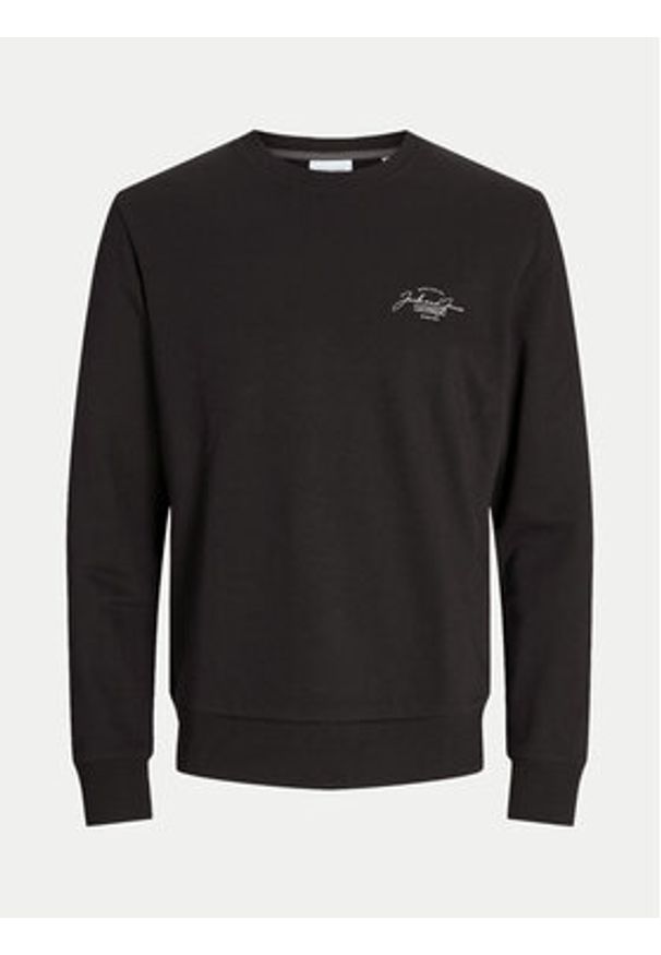 Jack & Jones - Jack&Jones Bluza Ferris 12256837 Czarny Standard Fit. Kolor: czarny. Materiał: syntetyk, bawełna