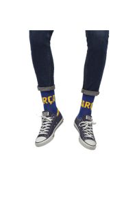 Real Madrid - Skarpetki unisex Barcelona premium jedwabne. Kolor: wielokolorowy. Materiał: jedwab. Sport: piłka nożna