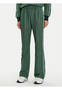 Lacoste Spodnie dresowe XF9313 Zielony Regular Fit. Kolor: zielony. Materiał: bawełna, syntetyk