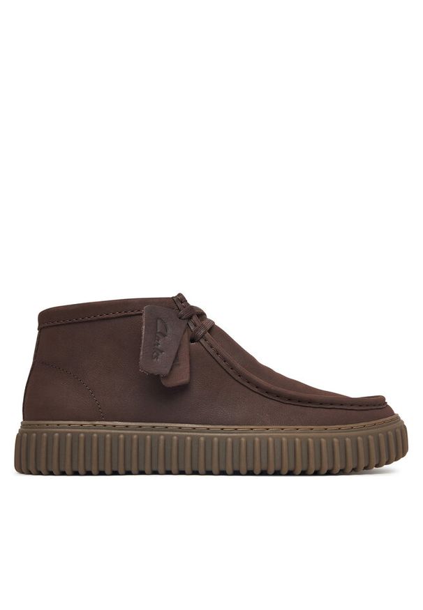 Półbuty Clarks. Kolor: brązowy