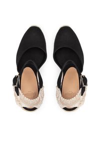 Castañer Espadryle Carol/8ED/001 020975-100 Czarny. Kolor: czarny. Materiał: materiał #7