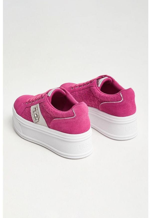 Liu Jo - Sneakersy damskie zamszowe LIU JO. Materiał: zamsz