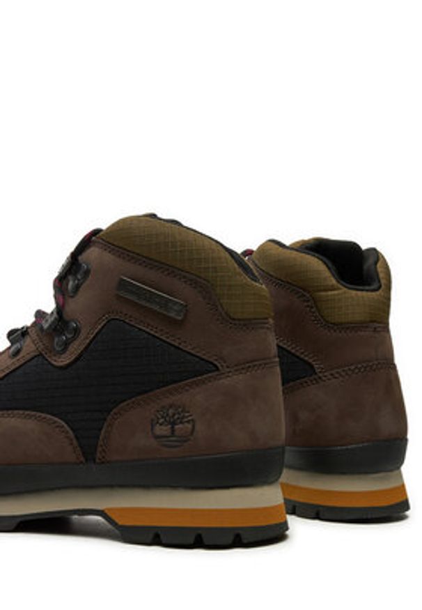 Timberland Trekkingi Mid Lace Boot TB0A6DYHW071 Brązowy. Kolor: brązowy. Materiał: skóra, nubuk. Sport: turystyka piesza