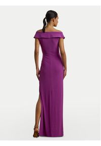 Lauren Ralph Lauren - LAUREN RALPH LAUREN Sukienka wieczorowa 253863940025 Fioletowy Slim Fit. Kolor: fioletowy. Materiał: syntetyk. Styl: wizytowy #4