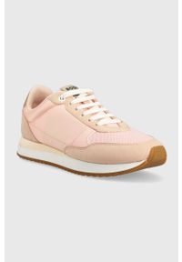 BOSS sneakersy Kai kolor różowy 50493249. Nosek buta: okrągły. Kolor: różowy. Materiał: guma #5