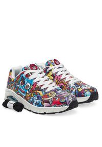 skechers - Skechers Sneakersy Uno - Color Doodle 183500/MLT Kolorowy. Materiał: skóra. Wzór: kolorowy #3