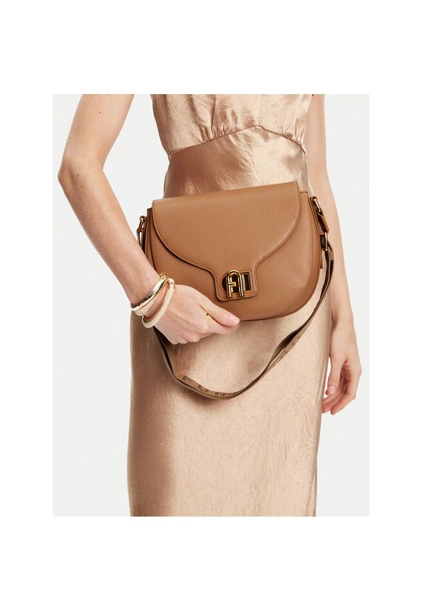 Torebka Furla. Kolor: brązowy
