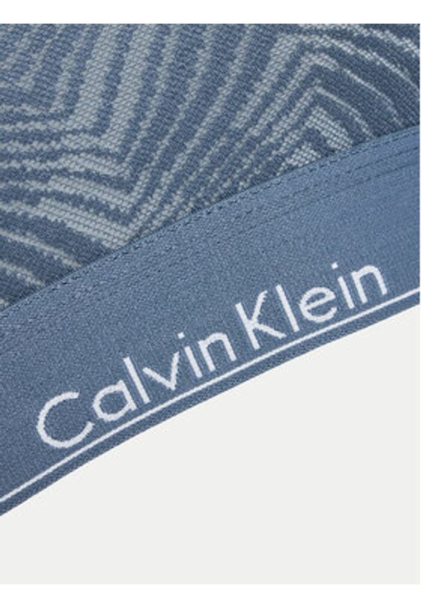 Calvin Klein Underwear Biustonosz top 000QF7708E Niebieski. Kolor: niebieski. Materiał: syntetyk