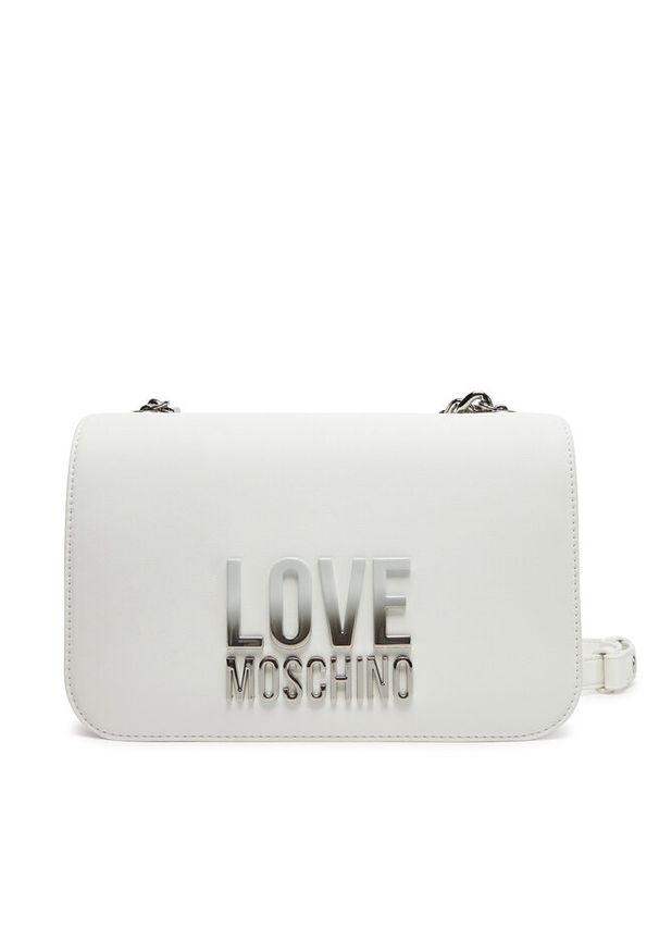 Love Moschino - Torebka LOVE MOSCHINO. Kolor: biały