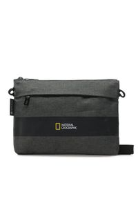 National Geographic Saszetka Pouch/Shoulder Bag N21105.89 Szary. Kolor: szary. Materiał: materiał #1