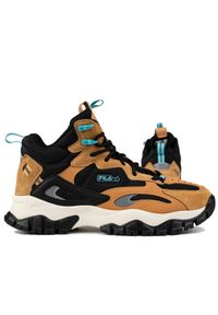 Buty męskie wysokie sneakersy sportowe Fila RAY TRACER TR2 MID. Kolor: wielokolorowy, czarny, brązowy. Styl: sportowy