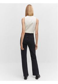mango - Mango Kamizelka Pedrito 57042882 Écru Slim Fit. Materiał: wiskoza #5