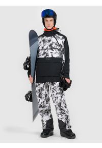 4f - 4F Kurtka snowboardowa membrana 15000 męska - czarna L. Kolor: wielokolorowy. Materiał: poliester, materiał. Sezon: zima #1