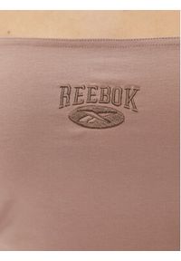 Reebok Top Archive Essentials IL6290 Beżowy Fitted Fit. Kolor: beżowy. Materiał: bawełna