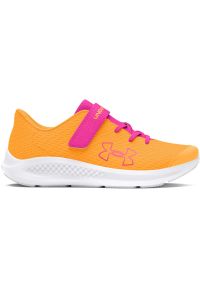 Buty Under Armour Gps Pursuit 3 Bl Ac, Dzieci. Kolor: różowy, pomarańczowy, wielokolorowy. Materiał: materiał. Sport: bieganie