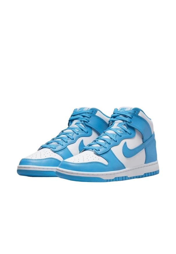 Buty koszykarskie męskie Nike Dunk High. Kolor: biały. Materiał: guma, materiał, tkanina, syntetyk