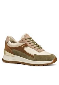Geox Sneakersy D Desya B Abx D563LB 000BC C1SB3 Beżowy. Kolor: beżowy. Materiał: skóra, zamsz #5