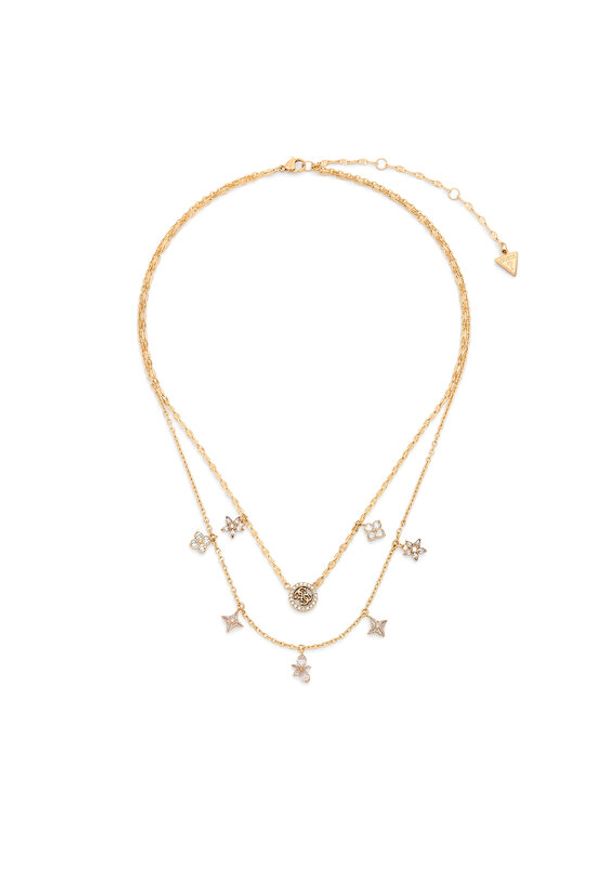 Guess Naszyjnik JUBN06 028JW Złoty. Materiał: ze stali nierdzewnej, ze stali. Kolor: złoty