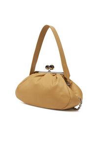 Weekend Max Mara Torebka Cubico 2515511024600 Żółty. Kolor: żółty. Materiał: skórzane