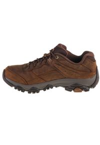 Buty do chodzenia Męskie Merrell Merrell Moab Adventure 3. Zapięcie: sznurówki. Kolor: brązowy. Materiał: materiał, skóra. Szerokość cholewki: normalna. Sport: turystyka piesza