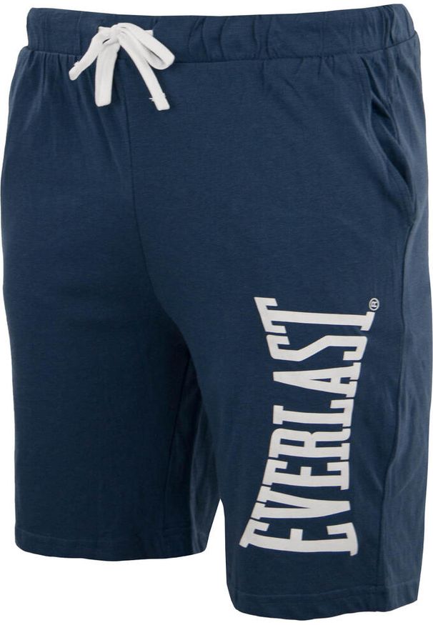 EVERLAST - Everlast Męskie Szorty Loungewear - Rozmiar M. Kolor: niebieski. Materiał: bawełna. Długość: krótkie. Sezon: lato