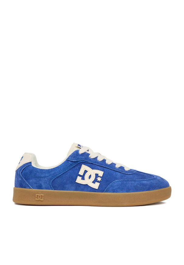 DC Shoes Sneakersy EO-MP40-853SHC Niebieski. Kolor: niebieski. Materiał: zamsz, skóra