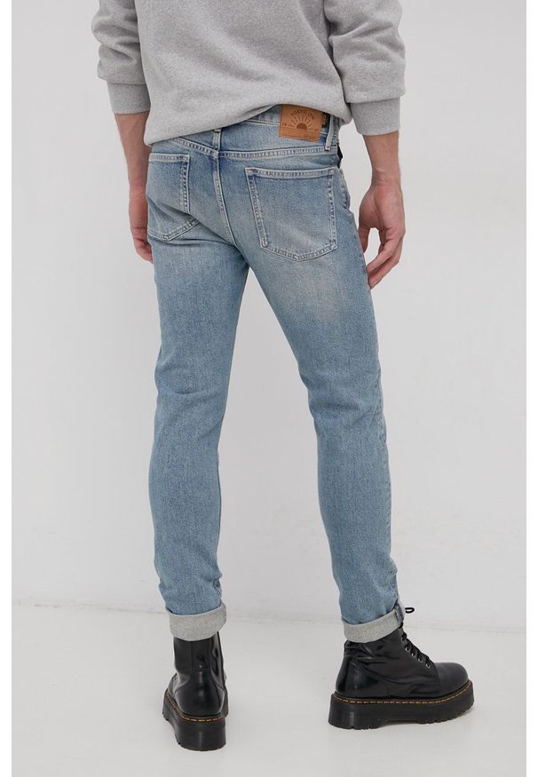 Superdry Jeansy męskie. Kolor: niebieski