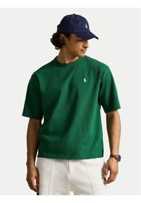 Polo Ralph Lauren T-Shirt 710A12979005 Zielony ciemny Relaxed Fit. Typ kołnierza: polo. Kolor: zielony. Materiał: bawełna #1