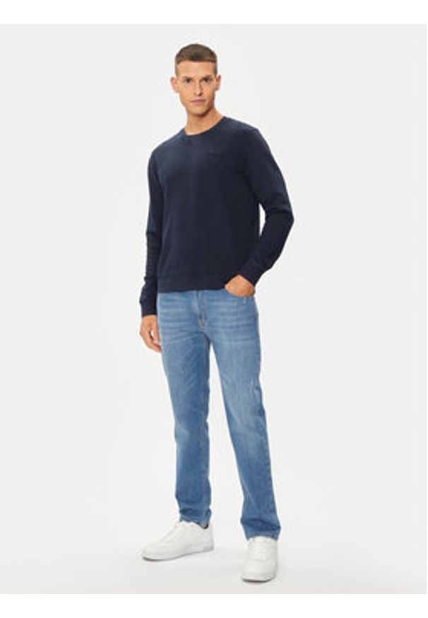 Aeronautica Militare Bluza 241FE1870F539 Granatowy Regular Fit. Kolor: niebieski. Materiał: bawełna