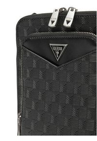 Guess Saszetka HMSIDE P5109 Czarny. Kolor: czarny. Materiał: skóra #3